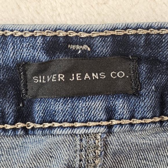 Silver Jeans Co Suki Capri Women’s 16 L 23.5” Stretch Denim - Picture 8 of 14